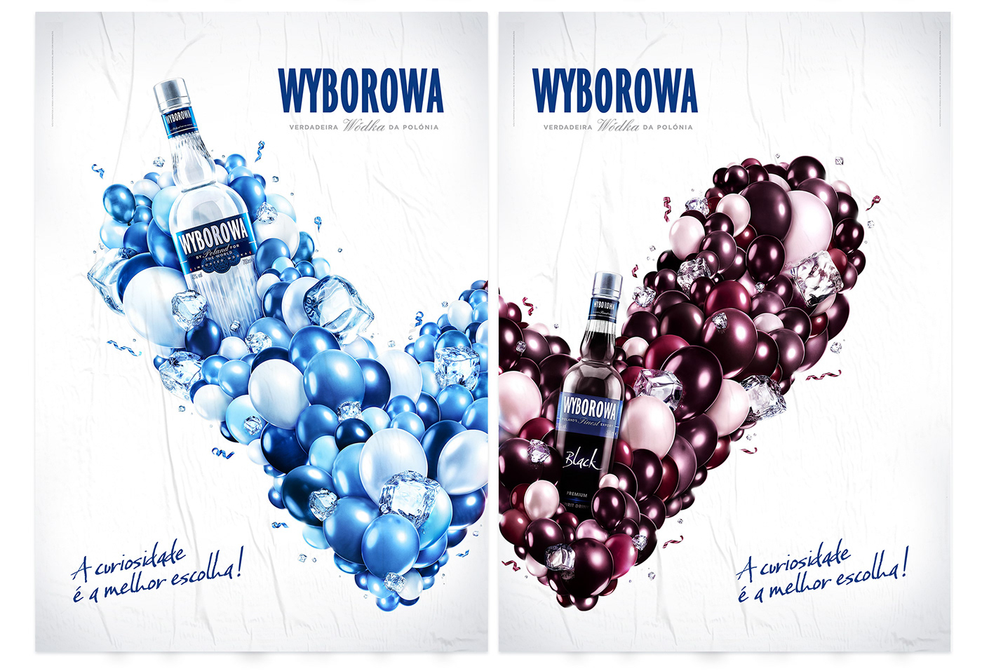 wyborowa Vodka fresh Advertising  party balloons pernod ricard balloon Keyvisual kv