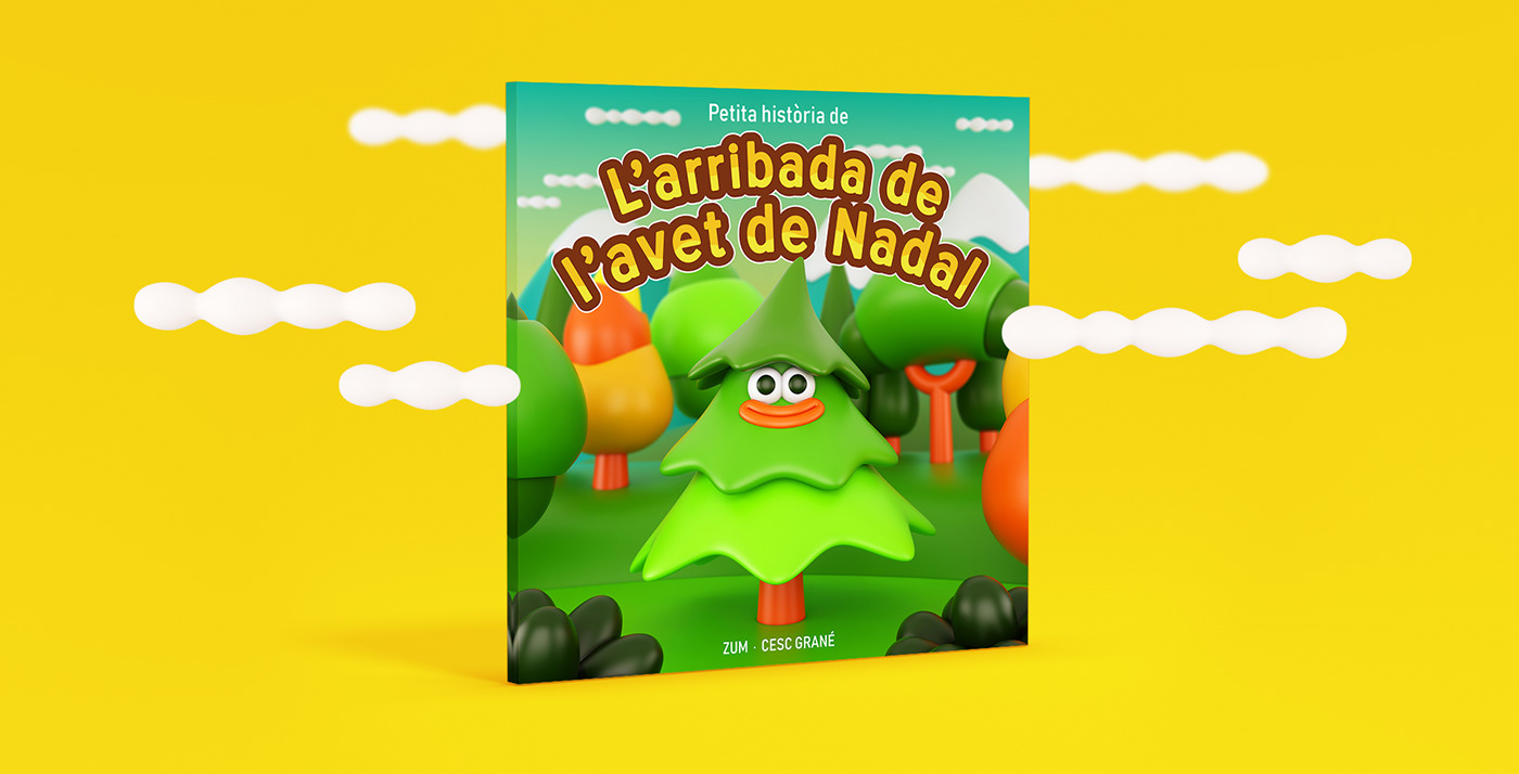 3D Character design  childrens book Christmas xmas 3D Character Design cuento infantil 3D illustration illustrations book