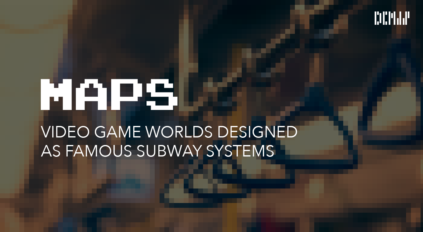 Nintendo subway Transit map NES video game Retro zelda final fantasy metroid metro underground system infographic