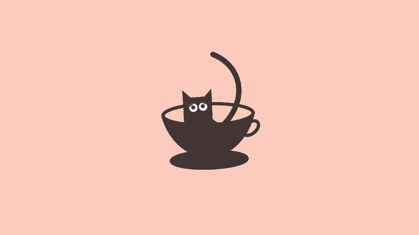 Logo Design and  Branding for a Coffee house of a Homeless Cat Rescue centre in India.