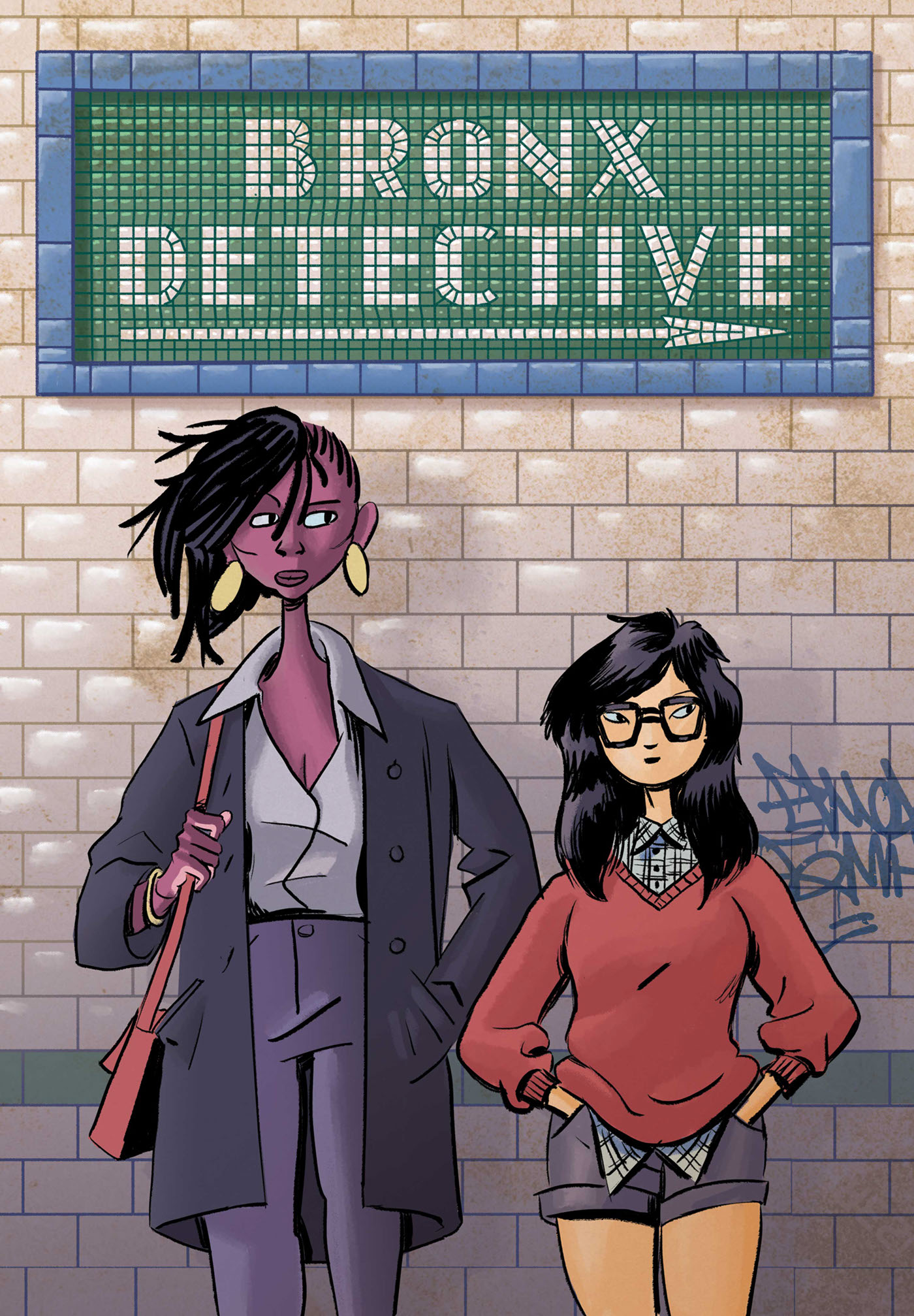comics bandedessinnée ILLUSTRATION  Bronx crime crimefiction girls Poe mystery