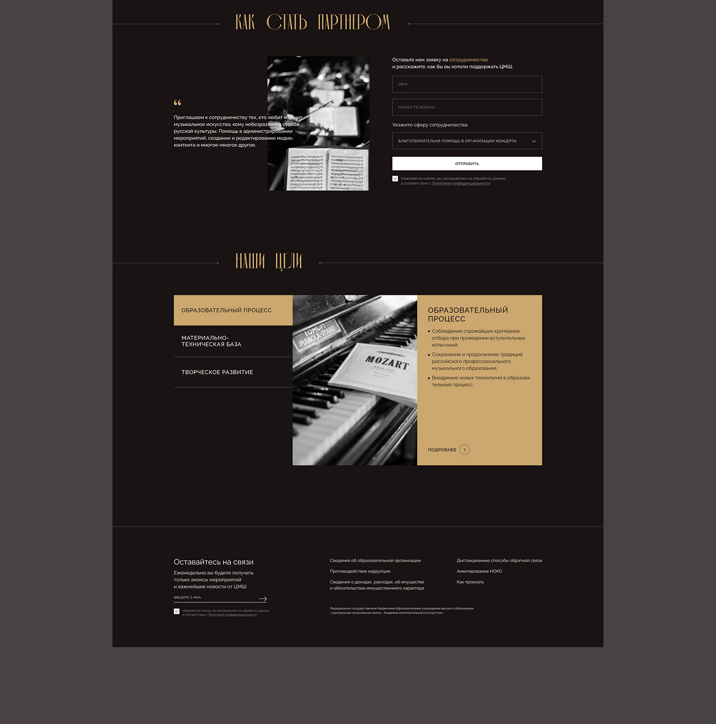 design Figma music music video orchestra Piano school UI/UX Violin Website