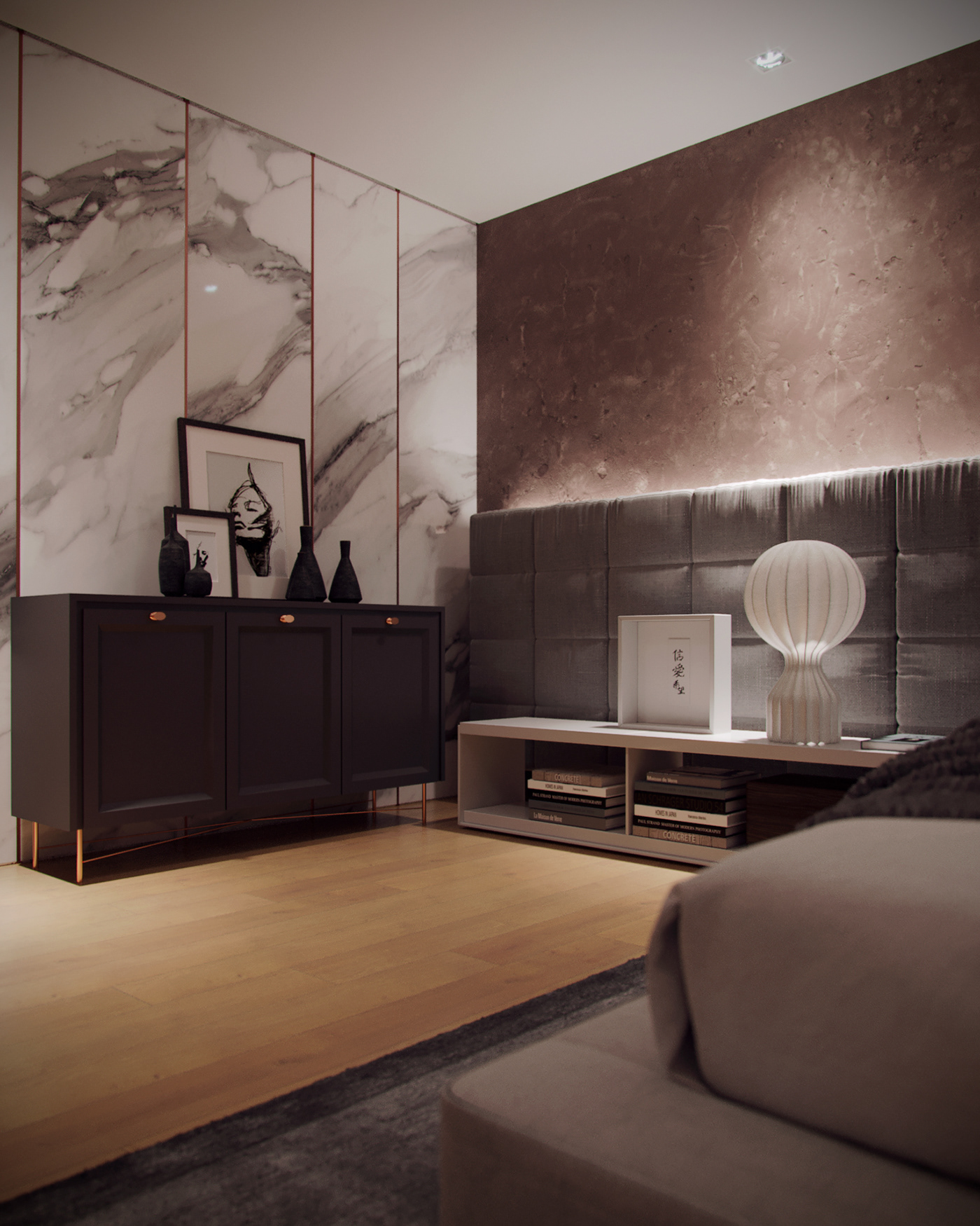 bedroom decor home InterioDesign Interior interiorarchitecture light luxuryinterior night stylish