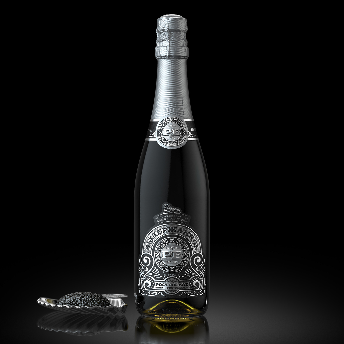 Champagne Label_design sparkling_wine alcohol bottle wine