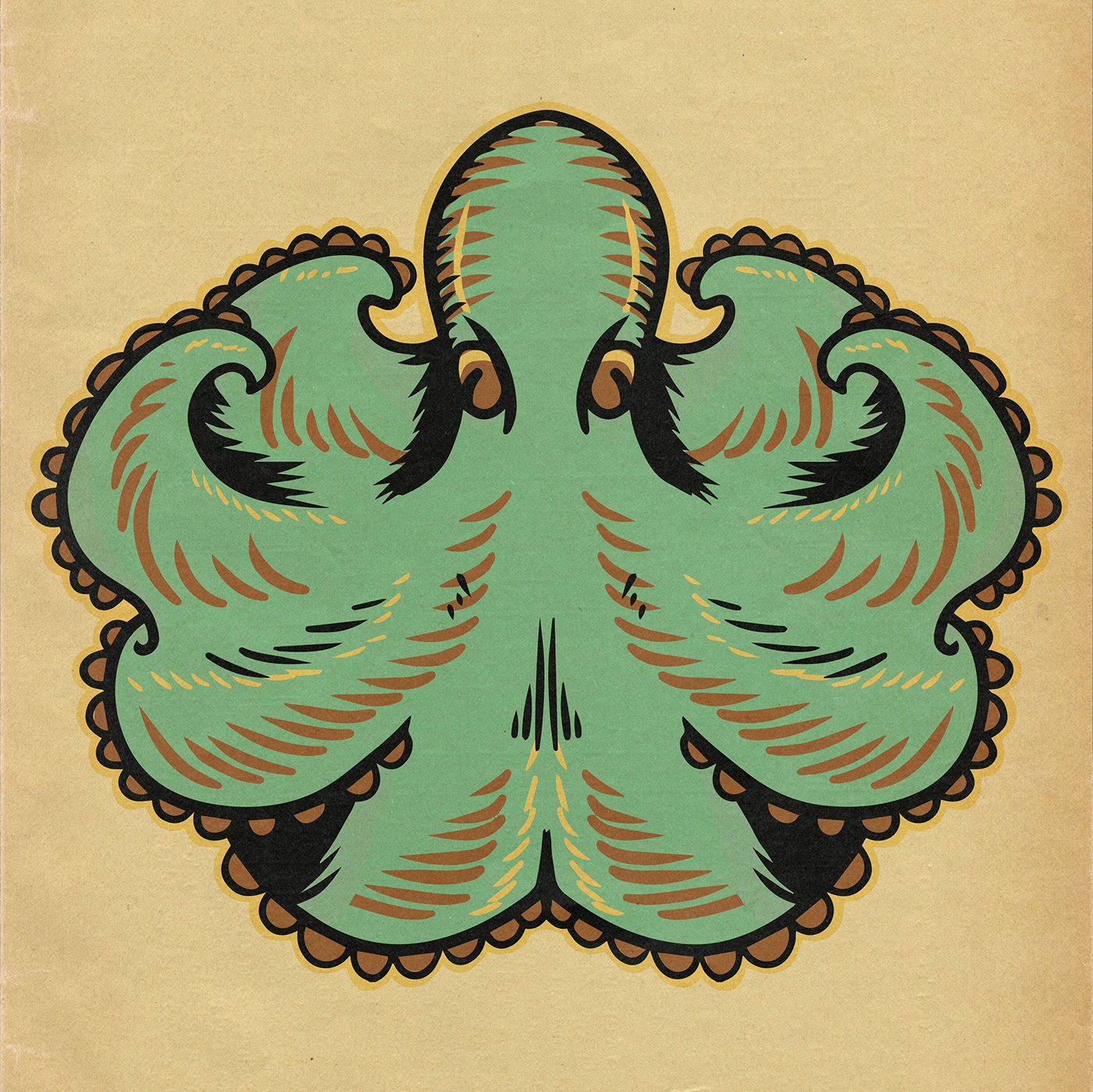 octo octopus graphic art design vintage cephalopod tee shirt