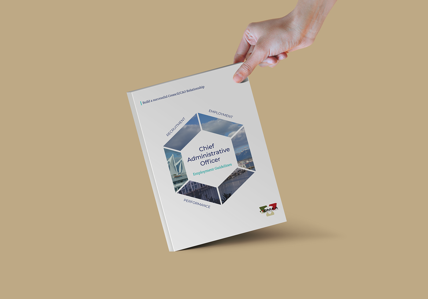 Cover page employment guidelines redesign graphics beige modern book feifei digital vancouver digital agency