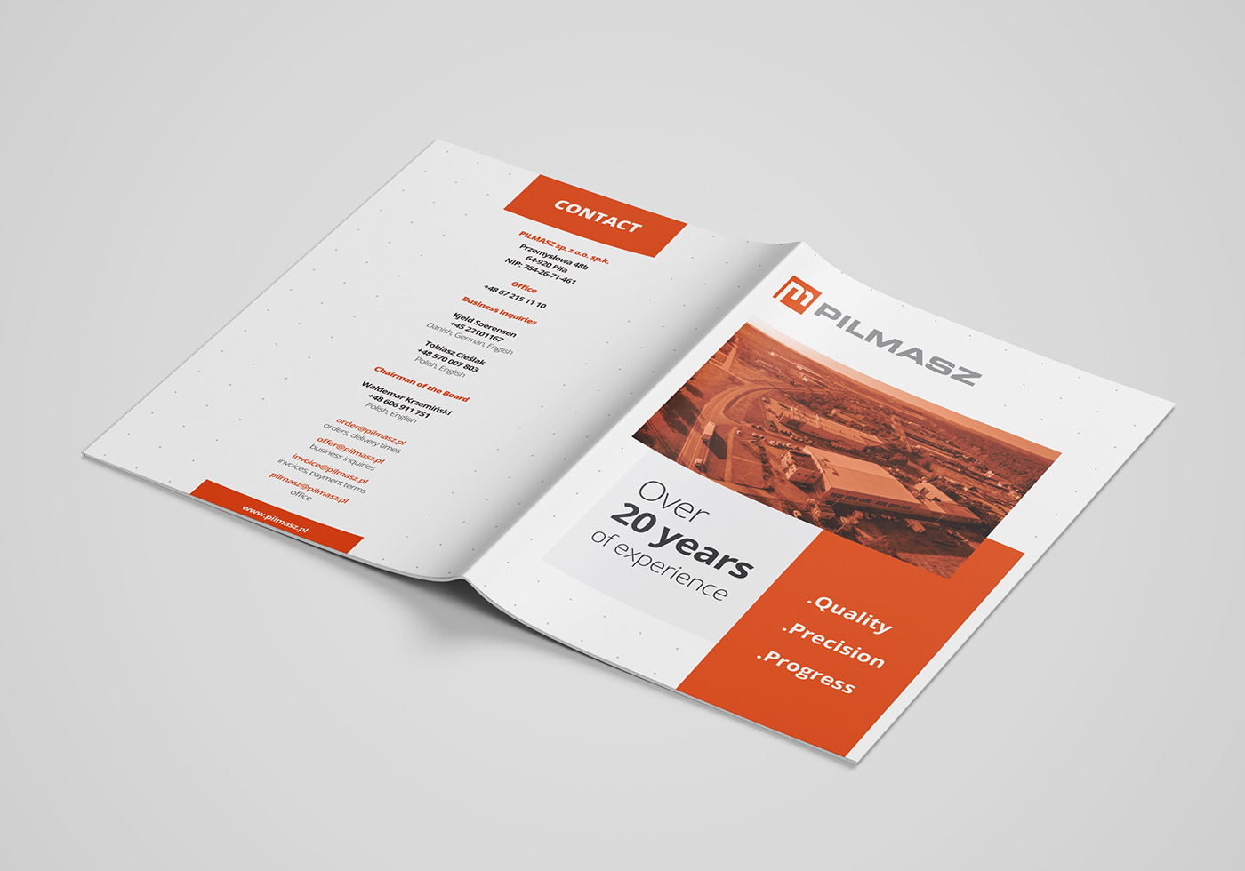 branding  brochure company design