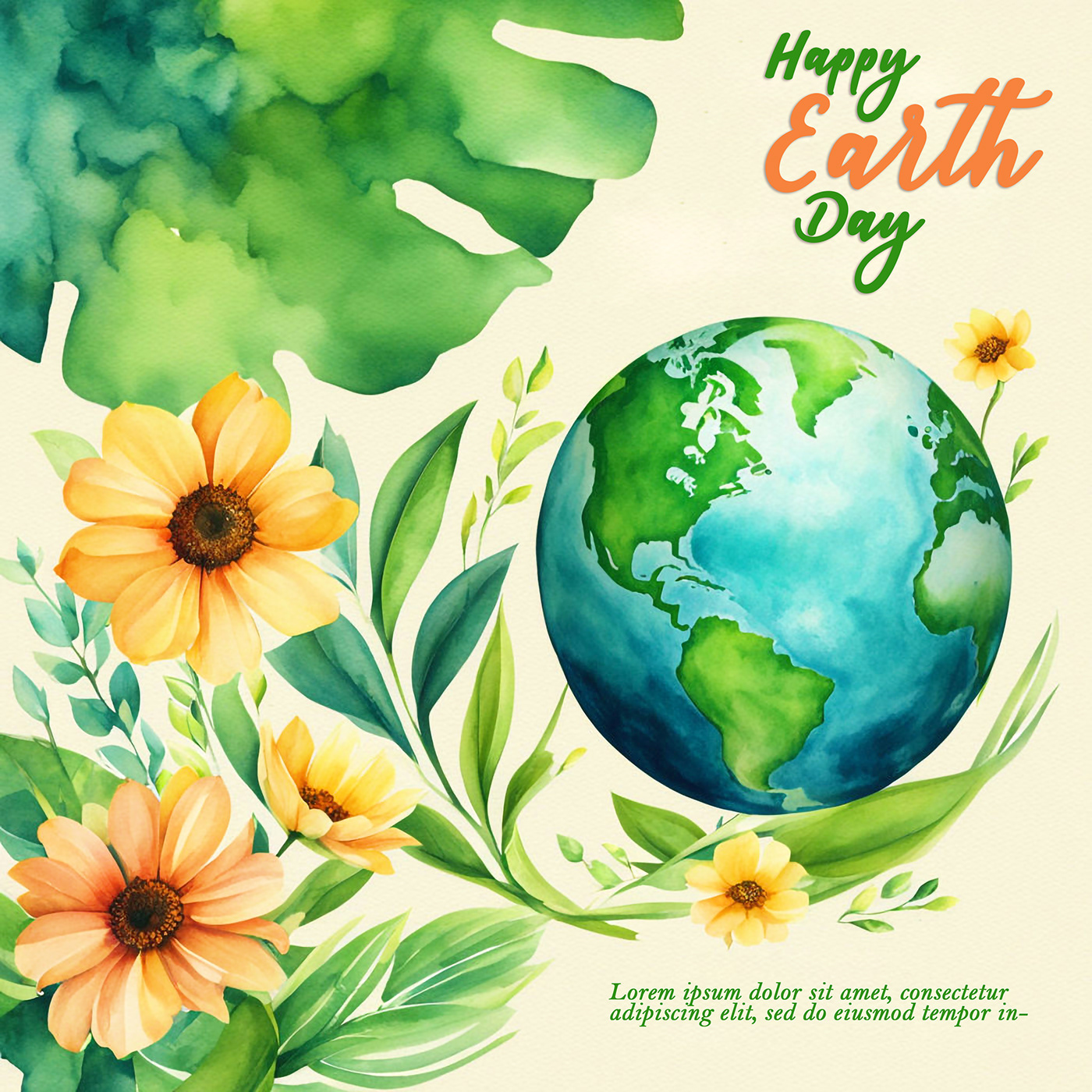 earth day World Day eco Nature design environment Environment design Happy Earth Day Social media post Graphic Designer