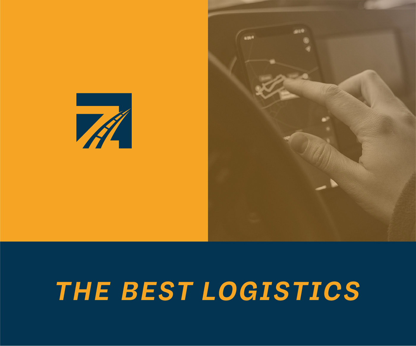 Logistics transportation car concept logo Logo Design visual identity Brand Design brand identity Transport