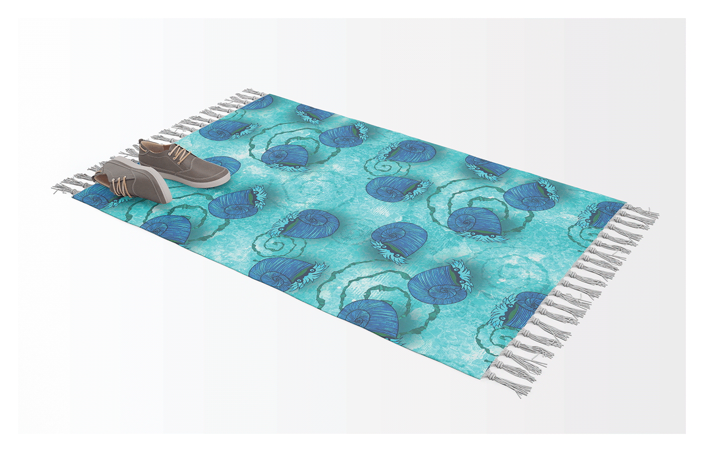marinelife Nature NIFT Printproject printtextile snails textile textiledesign textileprintdesign