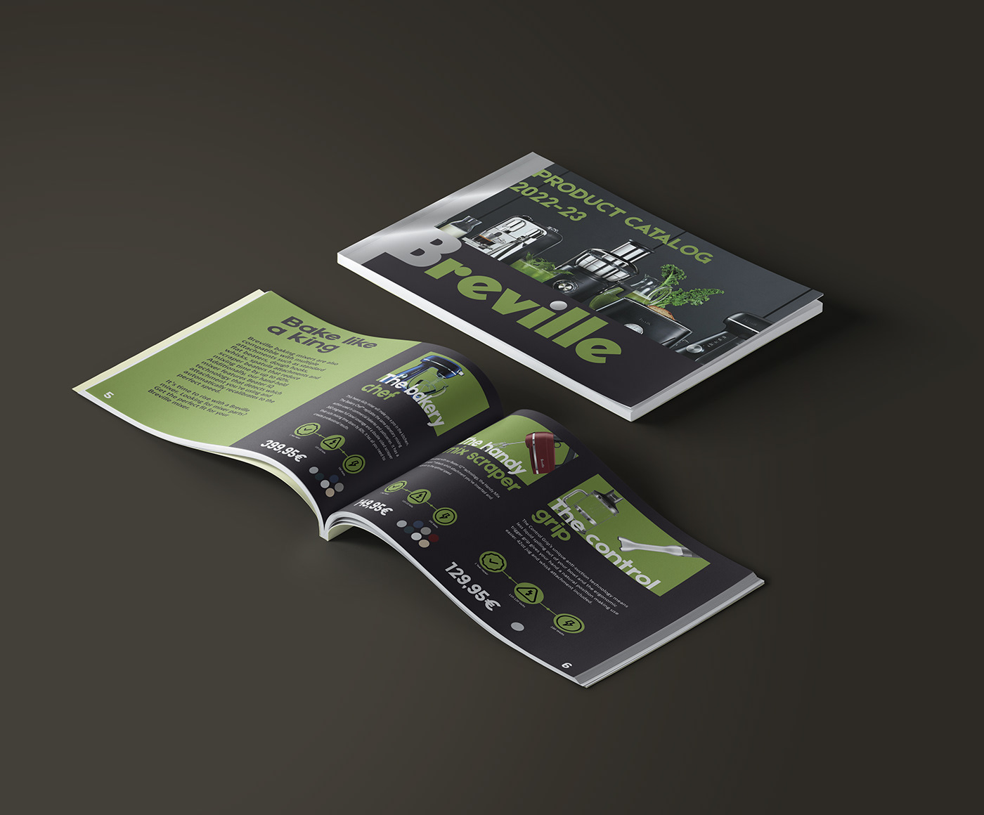 Brand Design breville catalog kitchen manual modern poster rebranding User Guide visual identity