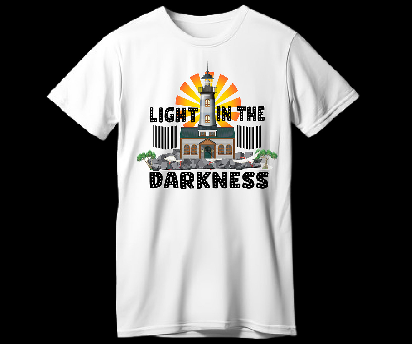 christ t-shirt Fashion  Clothing jesus Christian gospel church Bibel light in the dark