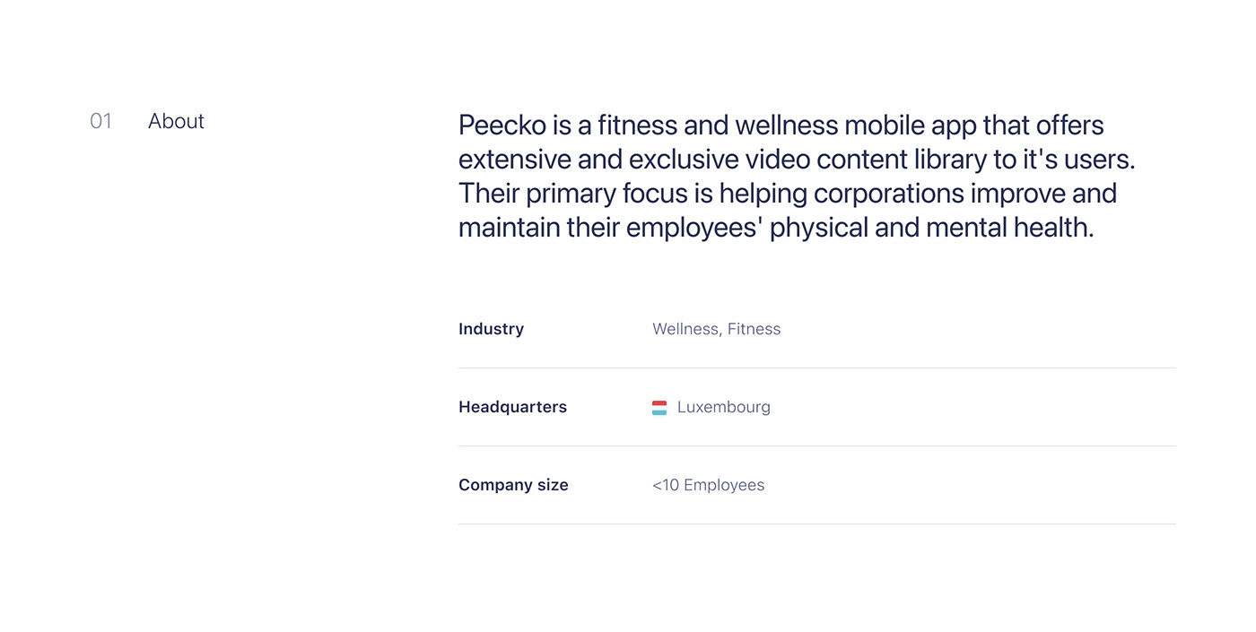 Fitness and Wellness mobile app - about