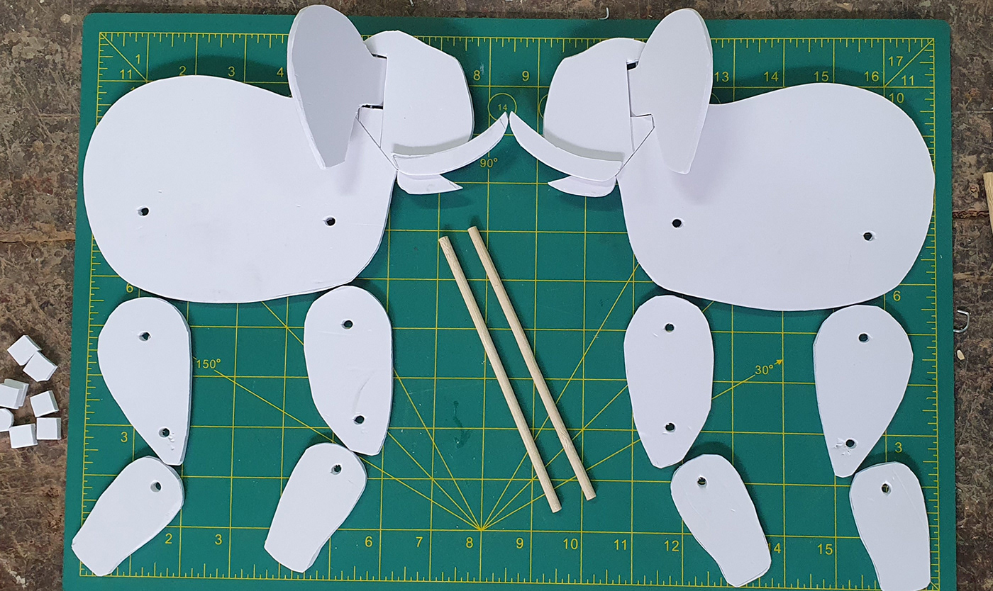 animals biomimicry children elephant pattern product design  prototype studio toy