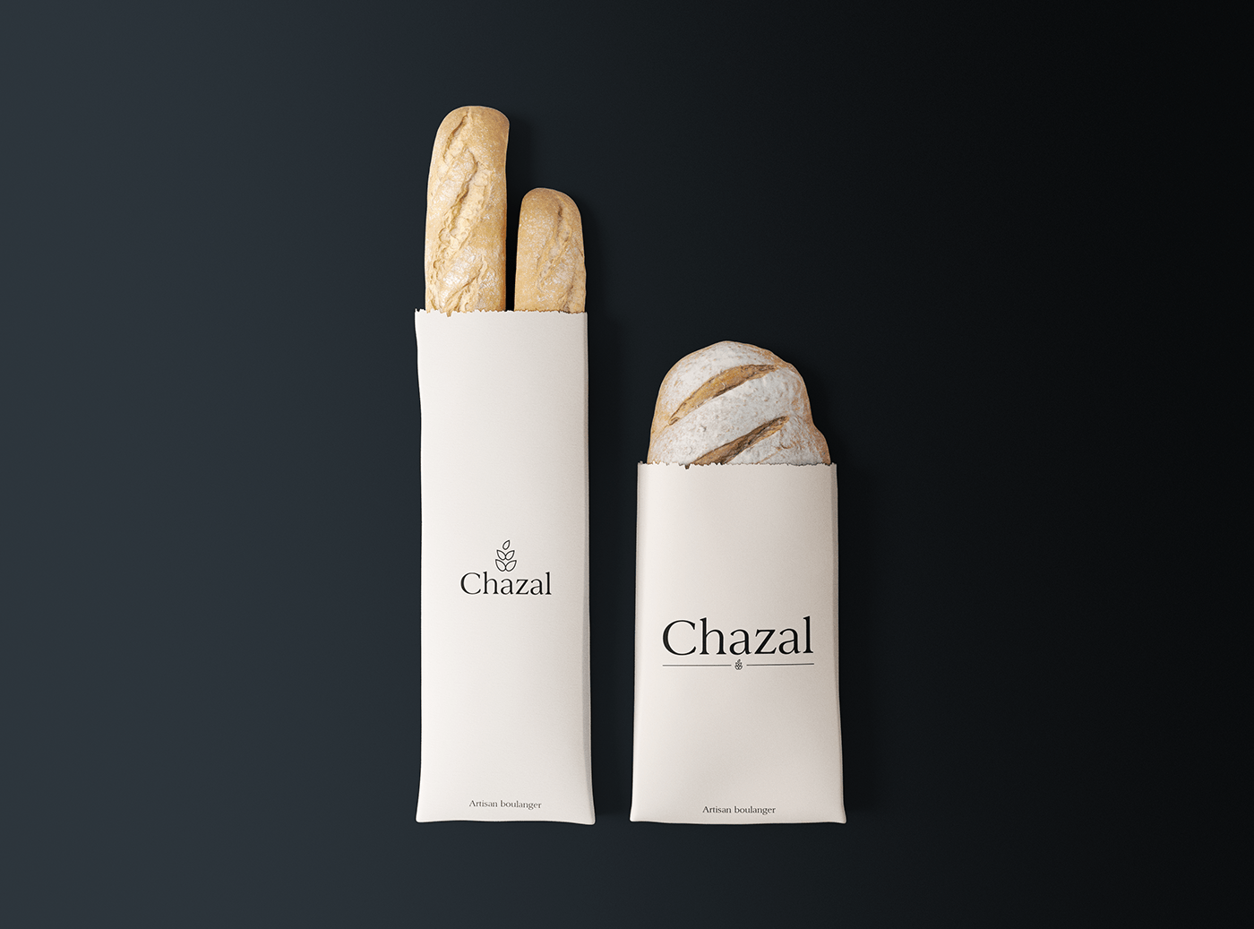 artisan artisanal bakery bread clean cook logo package Packaging vintage