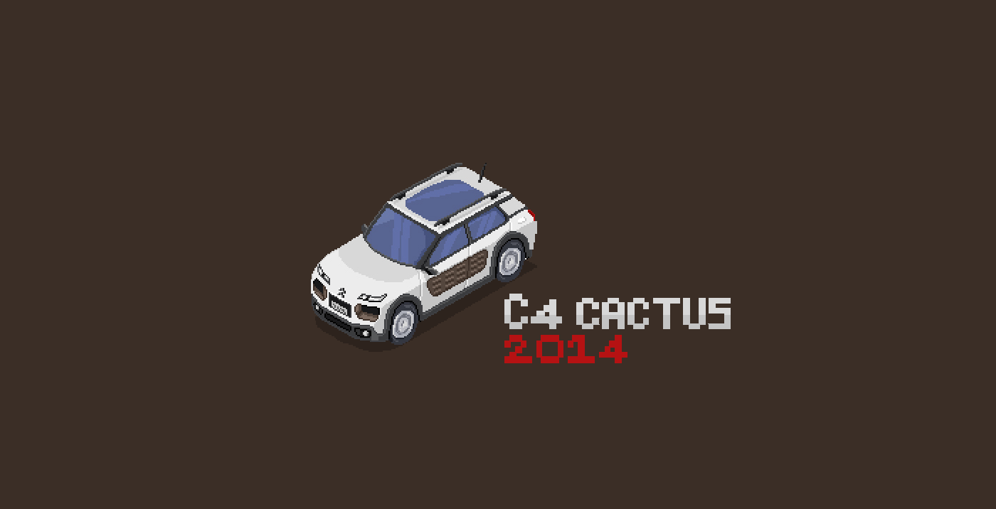 8 bit pixel citroen game Cars