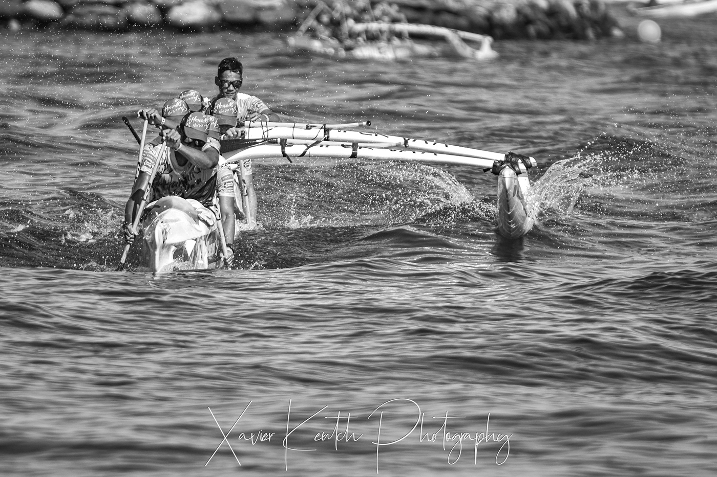 Photography  outrigger canoe Ocean water Bora Bora french polynesia Hawaiki Nui Va'a pacific sea Va'a