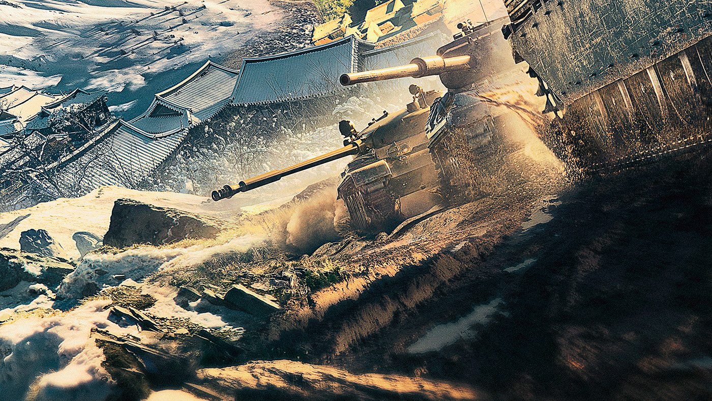 tanks game cover Landscape environment War wot