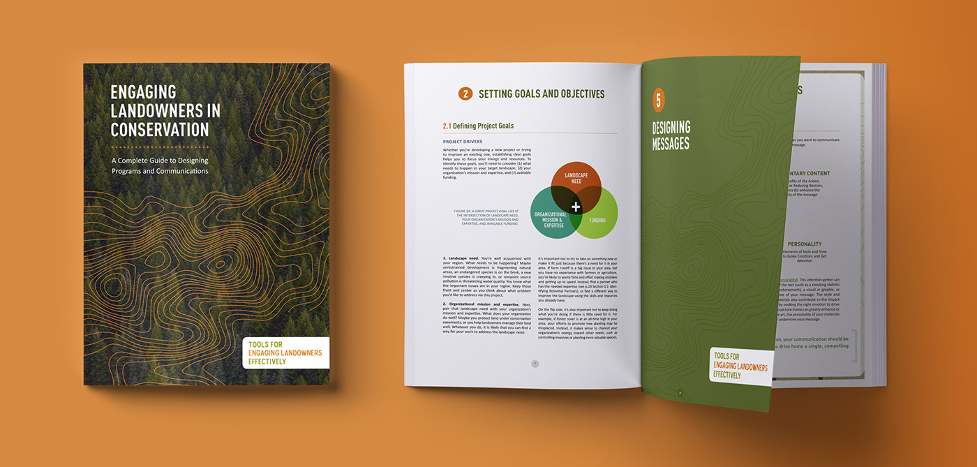 brochure forest Guide InDesign Layout magazine print print design  SFFI yale