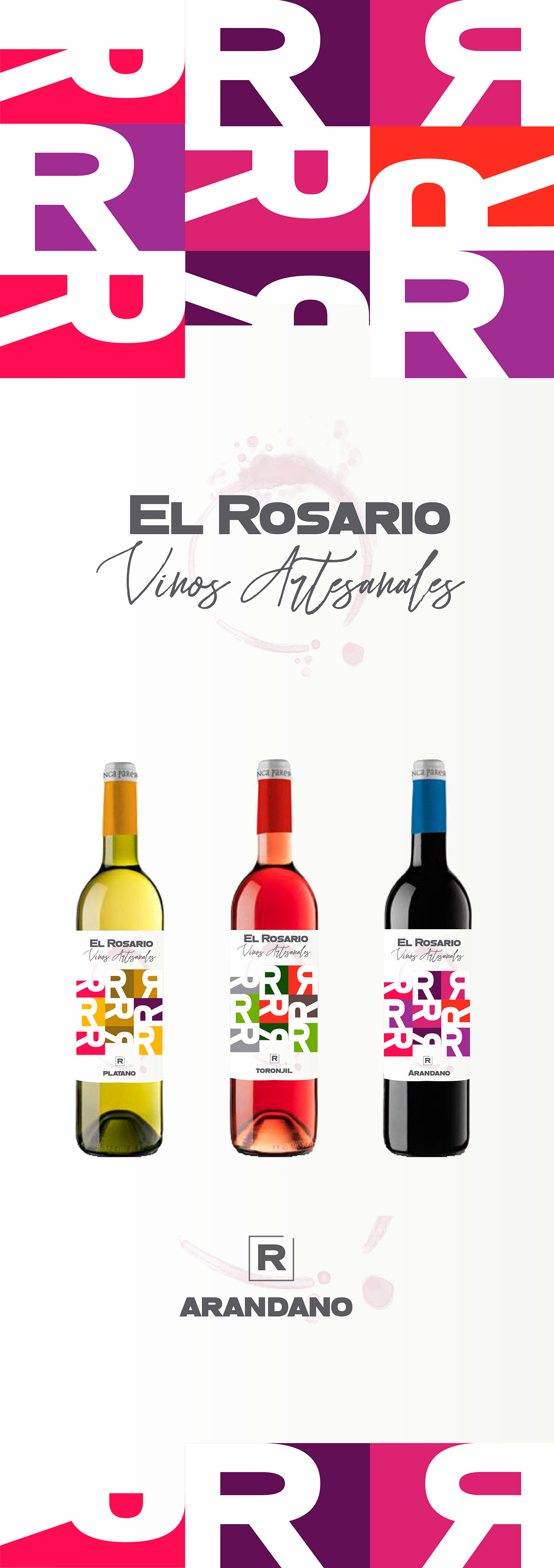 etiqueta Vinos licores artesanales diseñografico