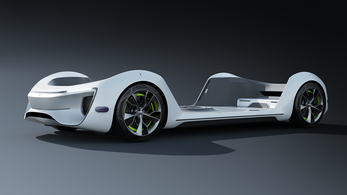 tesla POD thesis masters design modular Vehicle Autonomous electric car