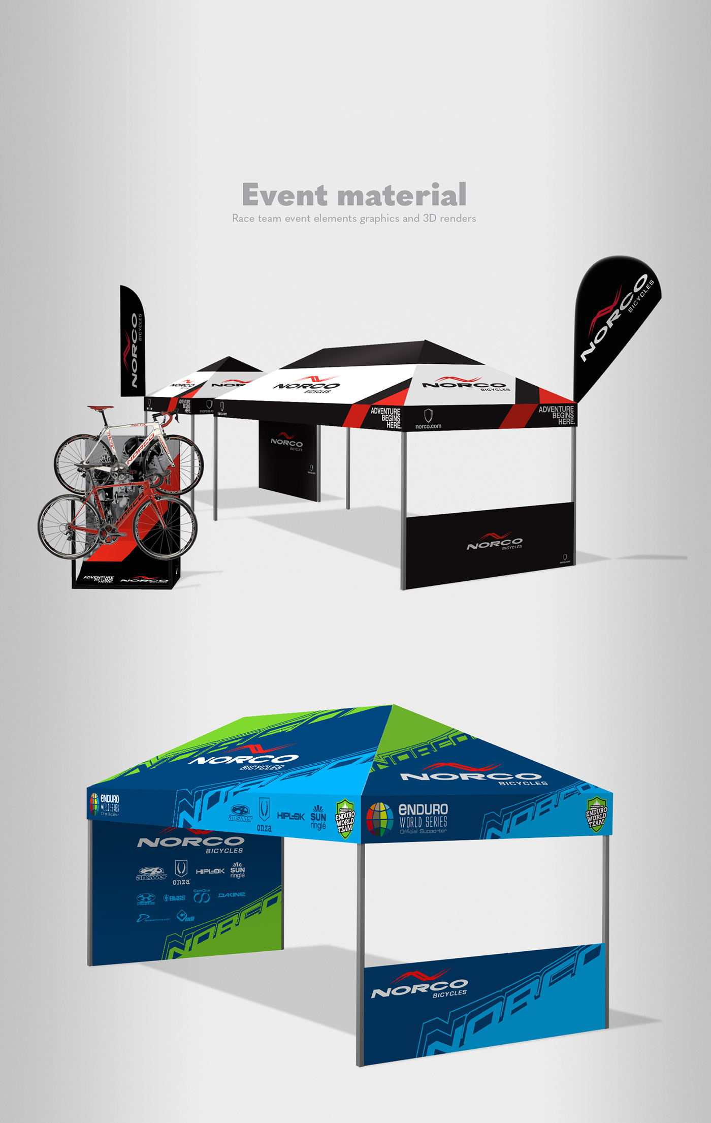 Tent graphics In-store graphics price signs retail graphics 3D posters skis typography  