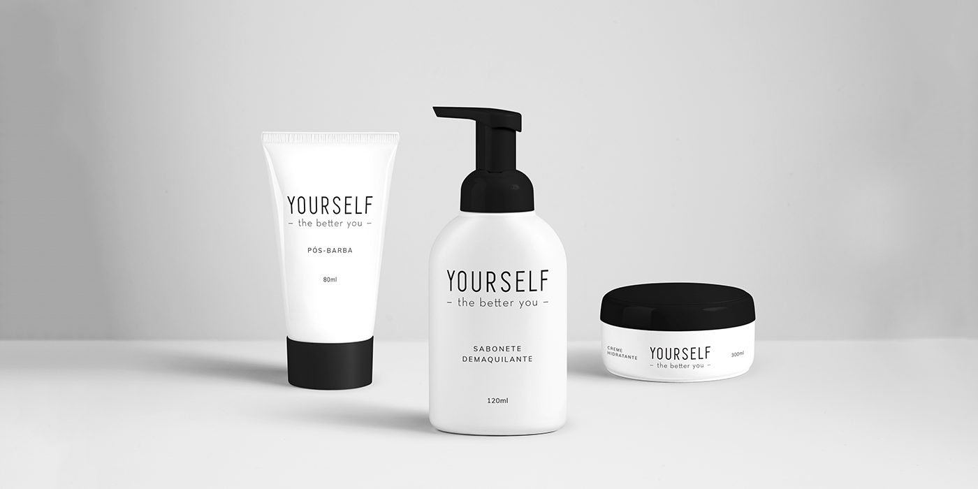 branding  yourself the better you cosmetics visual identity design minimal design product design 