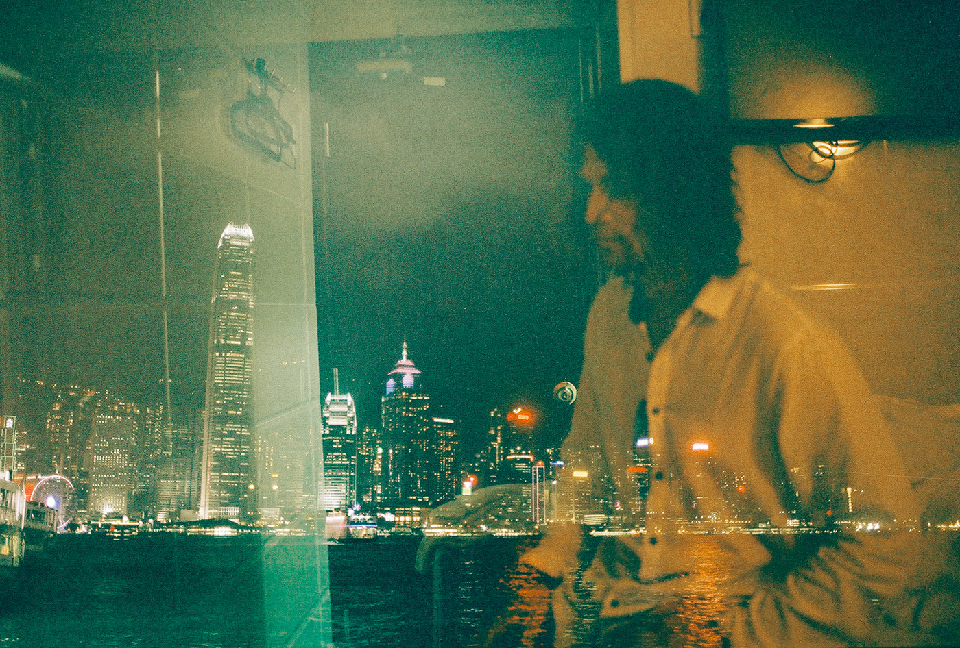 Hong Kong Film   architecture double exposure night neon life Style bokeh Street