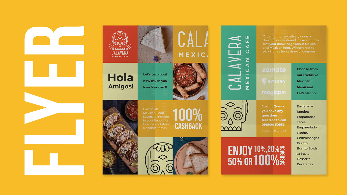 Advertising  brand identity branding  cafe Digital Art  flyer food branding graphic design  ILLUSTRATION  restaurant