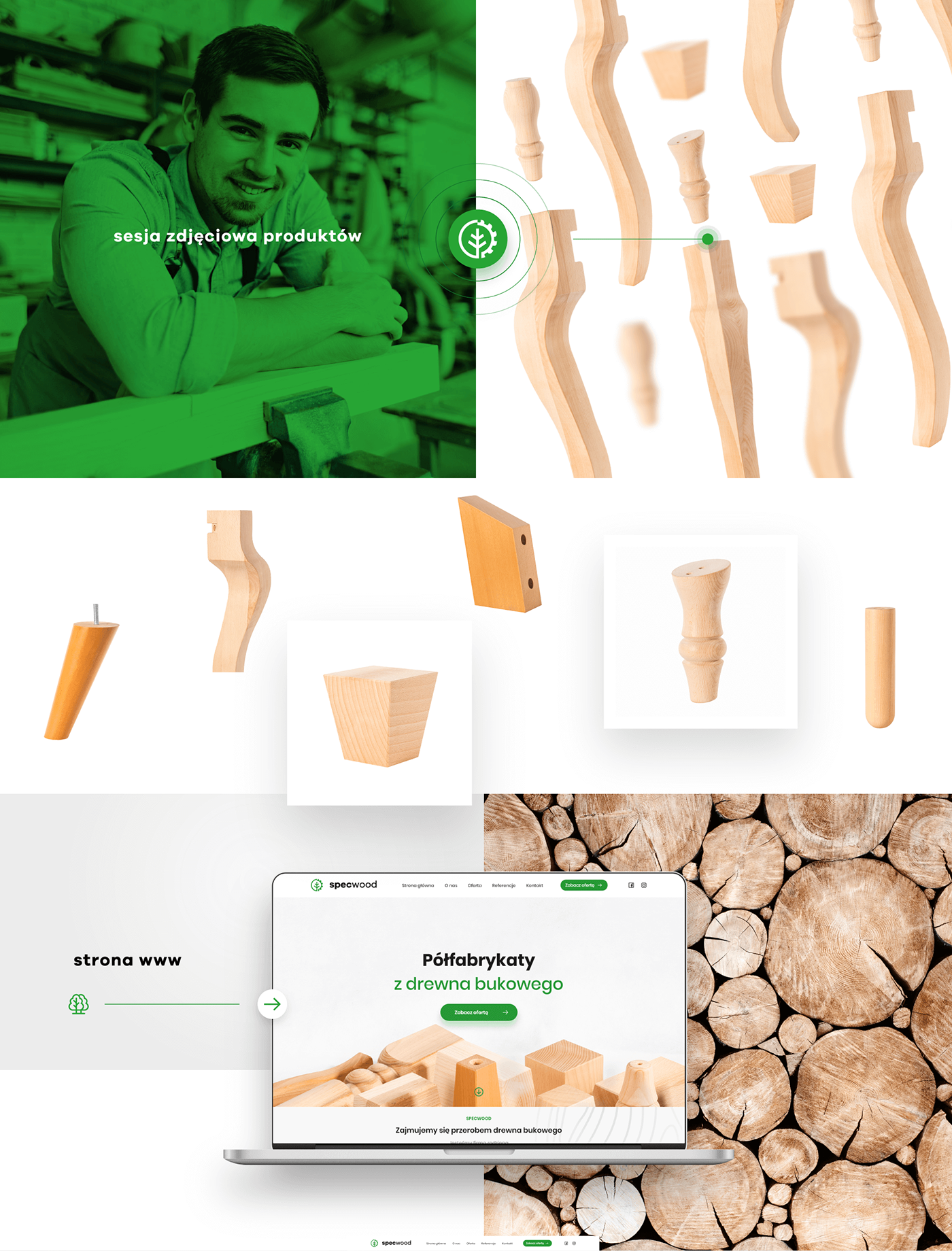 Website rebranding product wood fresh natural logo Photography 