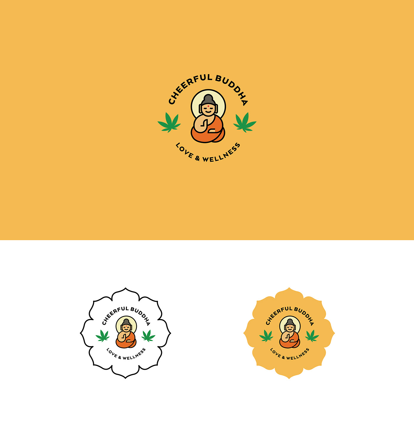 Buddha CBD Coffee branding  buddhism Lotus Packaging logo identity