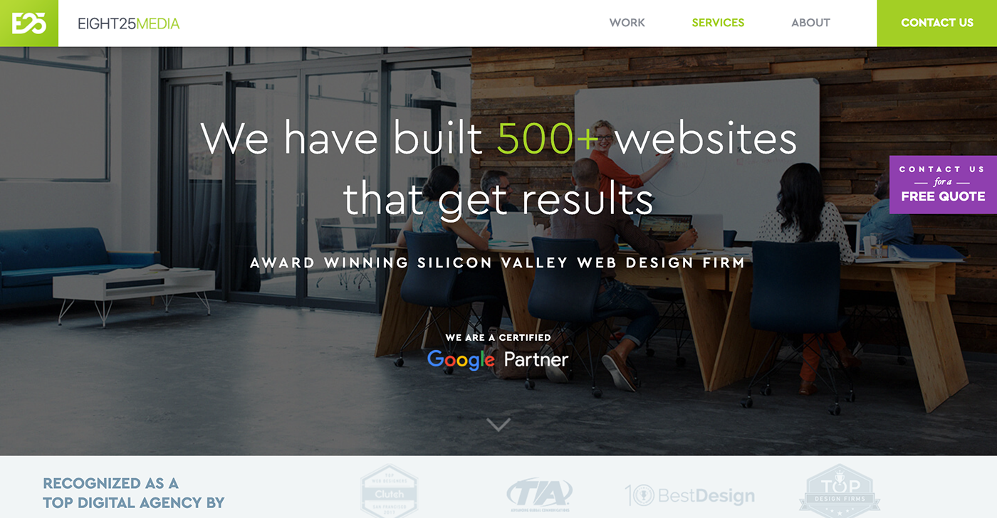 Web Design  Website landing page Web company agency list webpage design designer