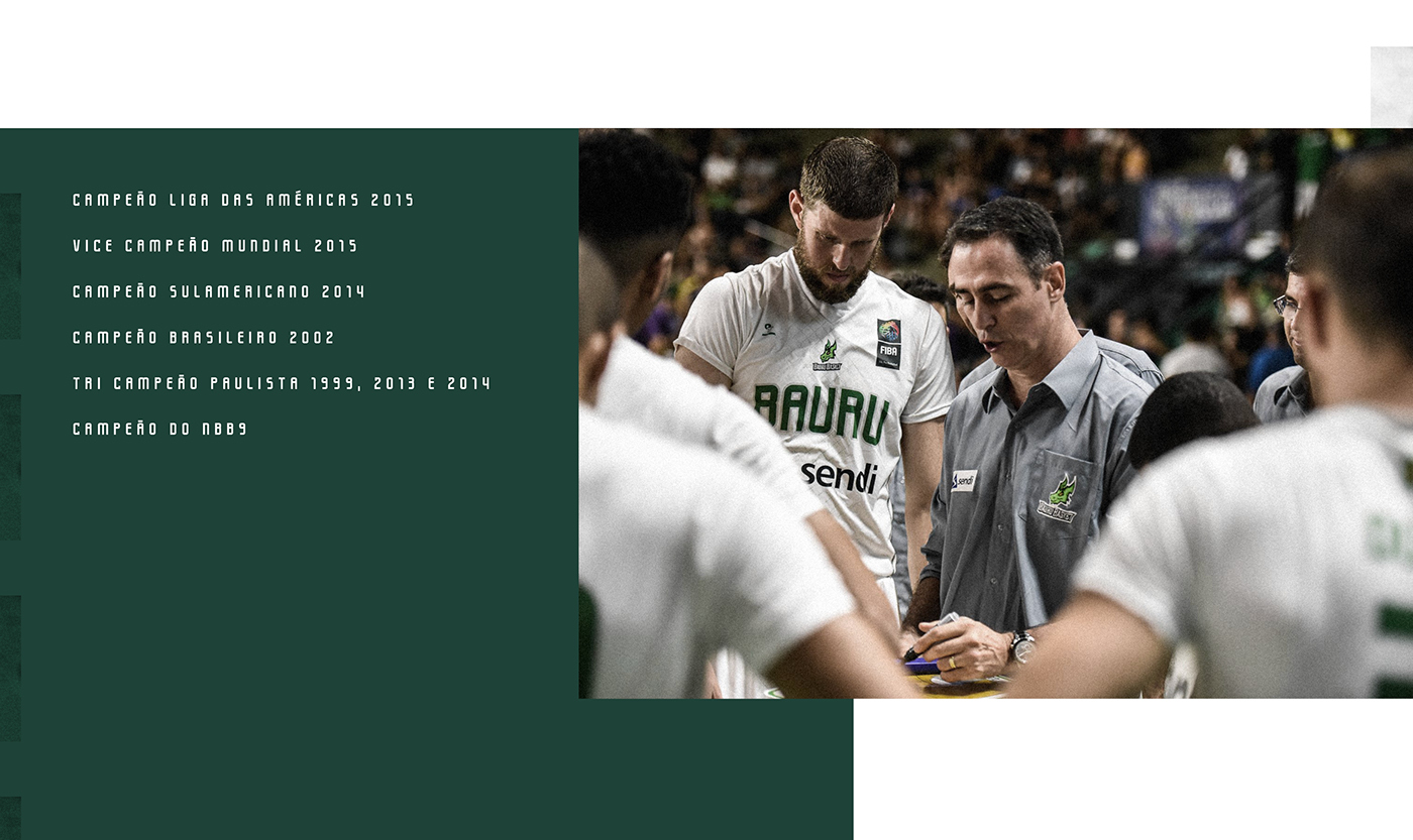 sports basketball bauru jersey uniforme Verde green NBB basquete branding 