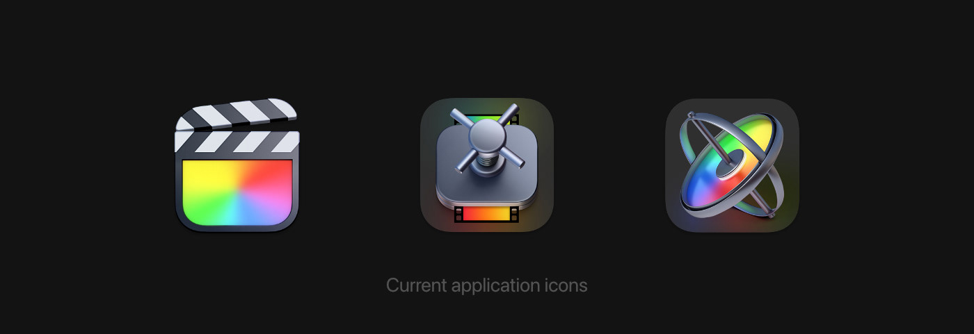 apple bigsur finalcutpro Icon redesign Affinity affinity designer