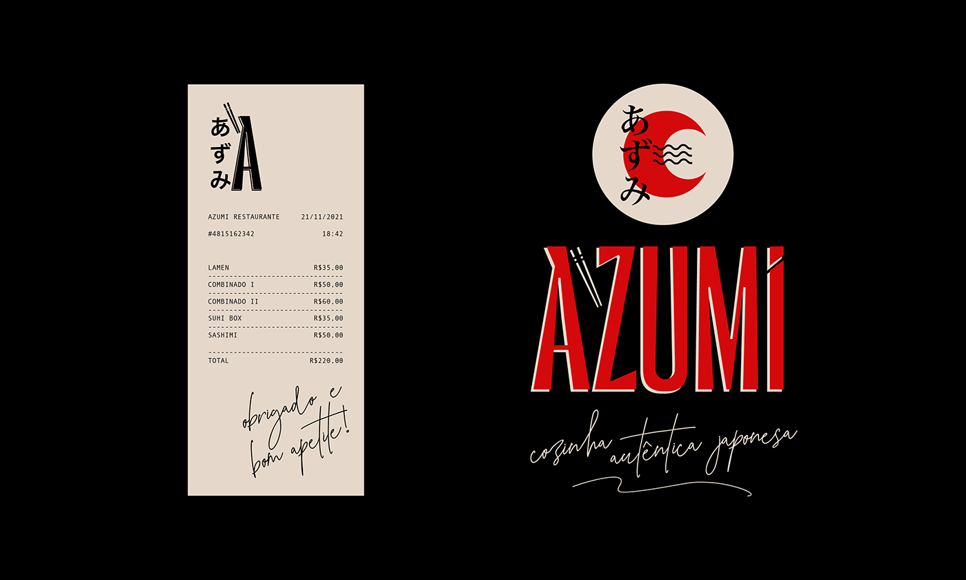 brand identity branding  Food  identidade visual japanese japones logo restaurant restaurante Sushi