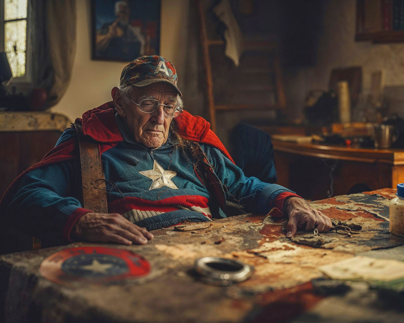 Elderly Hero heroes oap old old person Portraiture society Super Hero