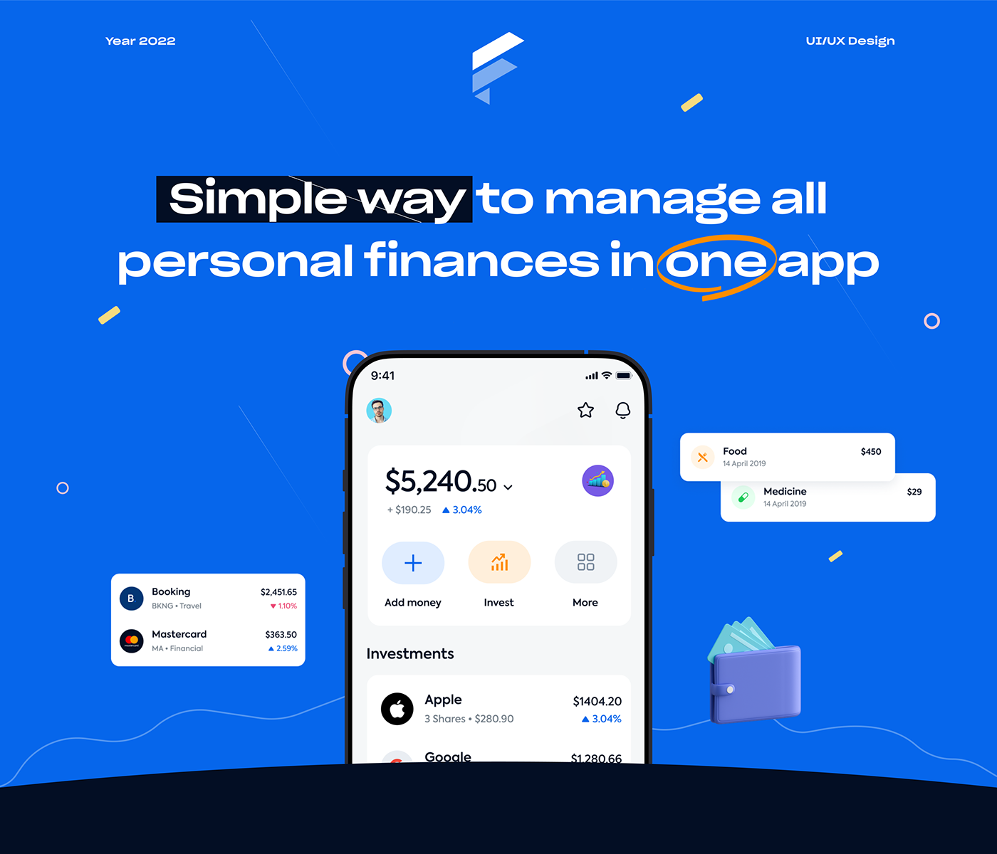 Finance App Design Projects