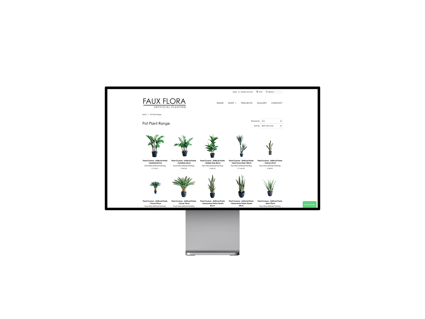Artifical Planting clientwork Ecommerce graphic design  marketing   portfilio product design  Web Design 