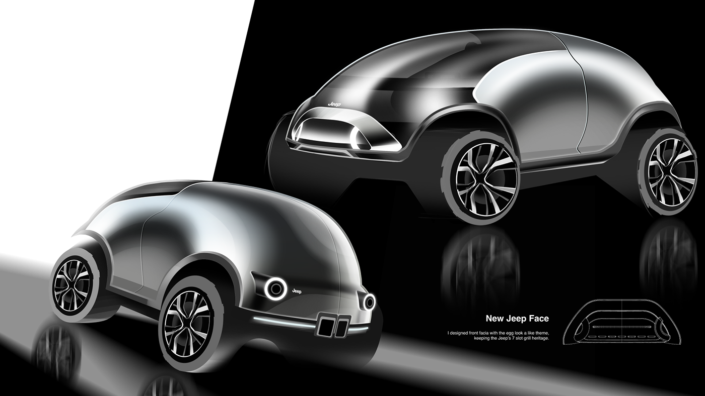 3D car design Mobility Design Automotive design industrial design  jeep design designer automotive   CGI