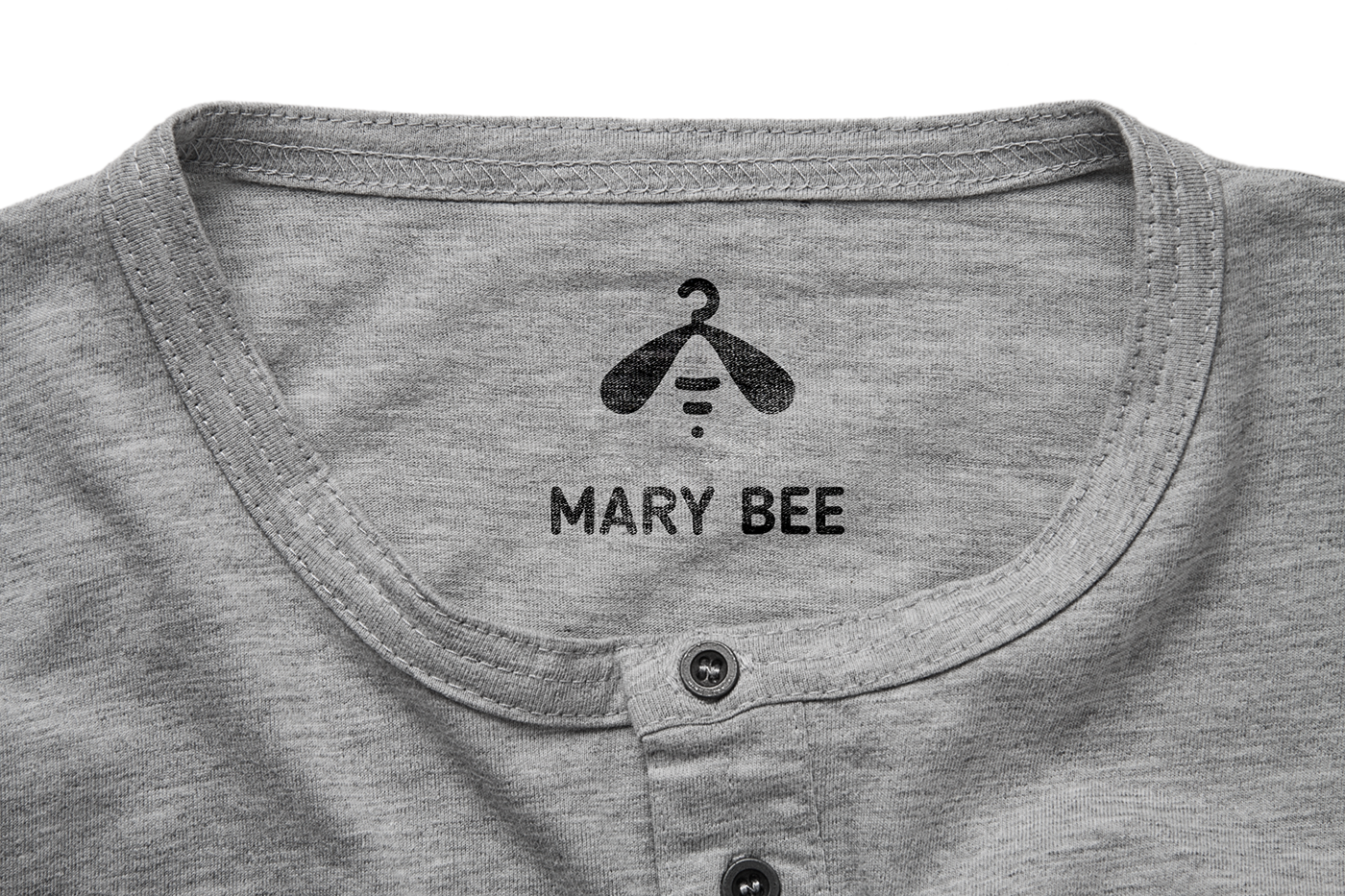 Logotype Logo Design fashion design studio hanger bee logo