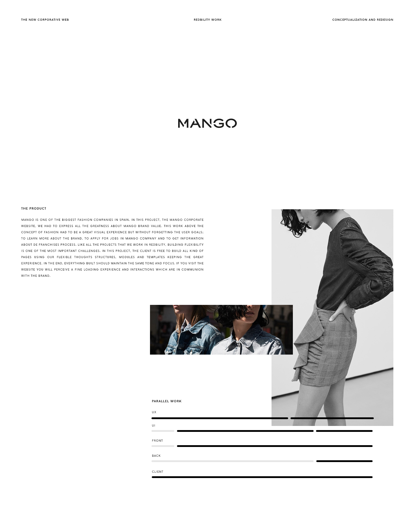 Mango Ecommerce ux UI zara Fashion  models trend Web Responsive