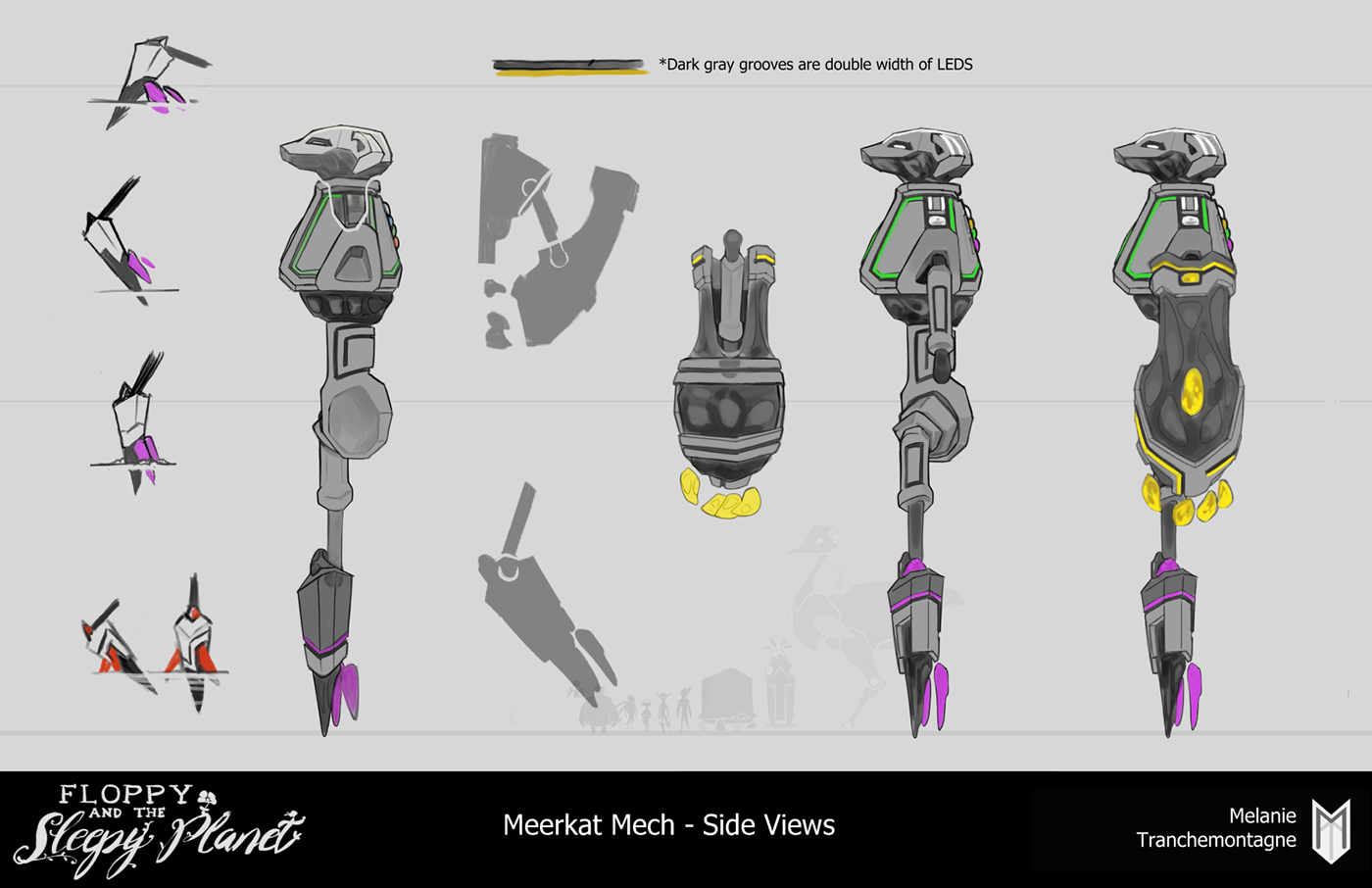 Character design  concept art design Digital Art  mech mecha meerkat robot Visual Development