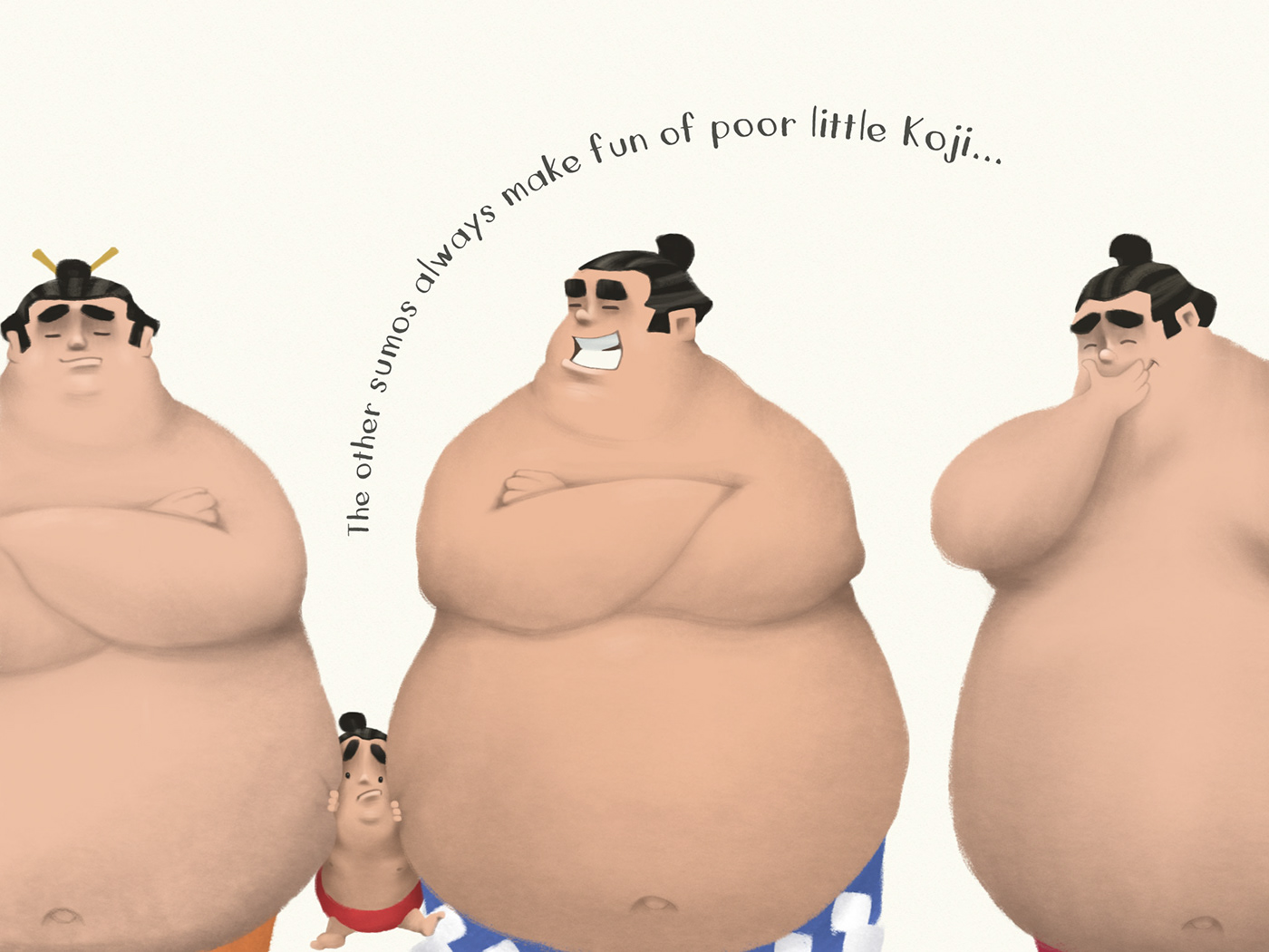 ILLUSTRATION  sumo sumo character book iBook kids book book illustration story