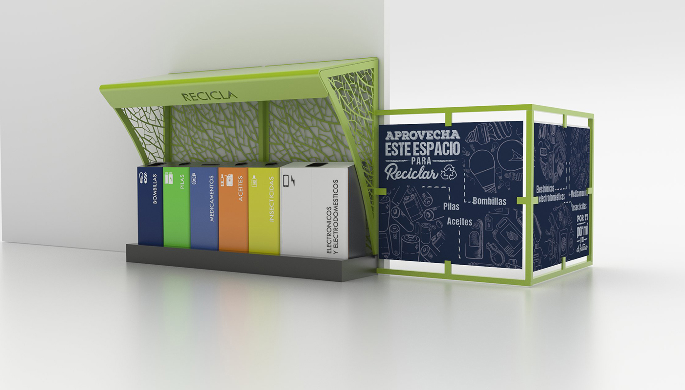 eco Urban recycle industrial design  graphic design