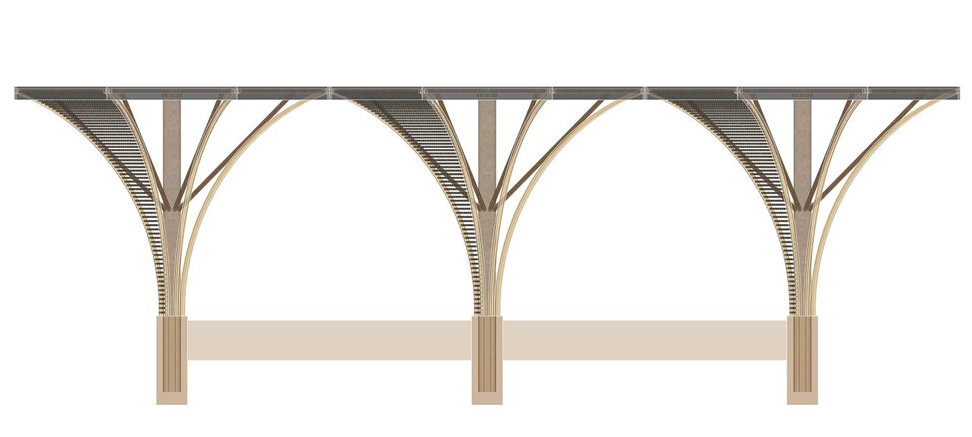 ilustracion Bambu sustentabilidade architecture plants proyecto arquitectura Render mexico planos