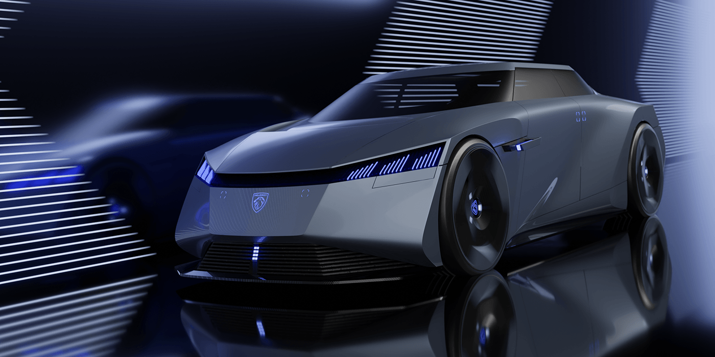 automotive   concept Automotive design 3D visualization Render Digital Art  car cardesign design