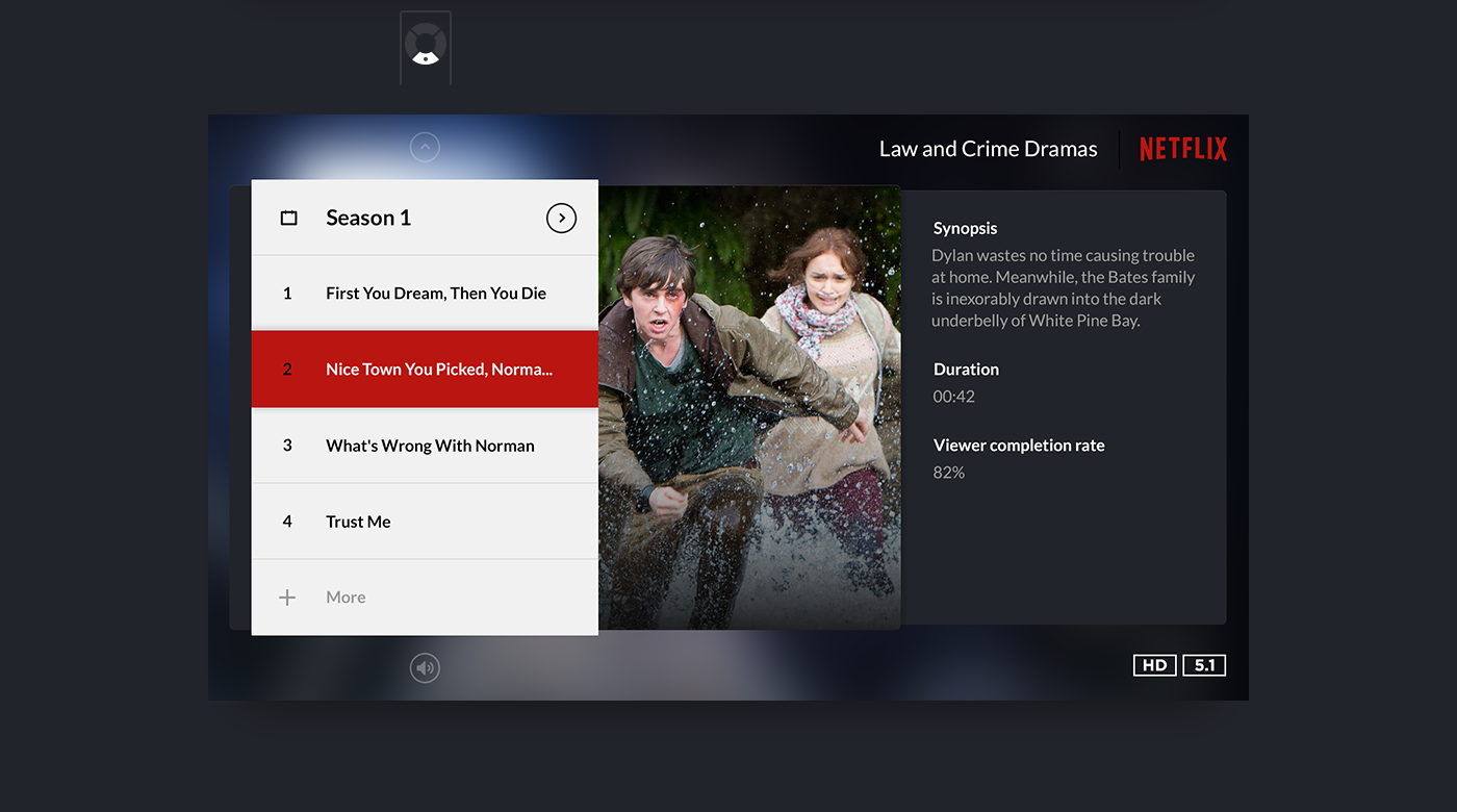 Netflix redesign Experience tv television Movies video UI ux