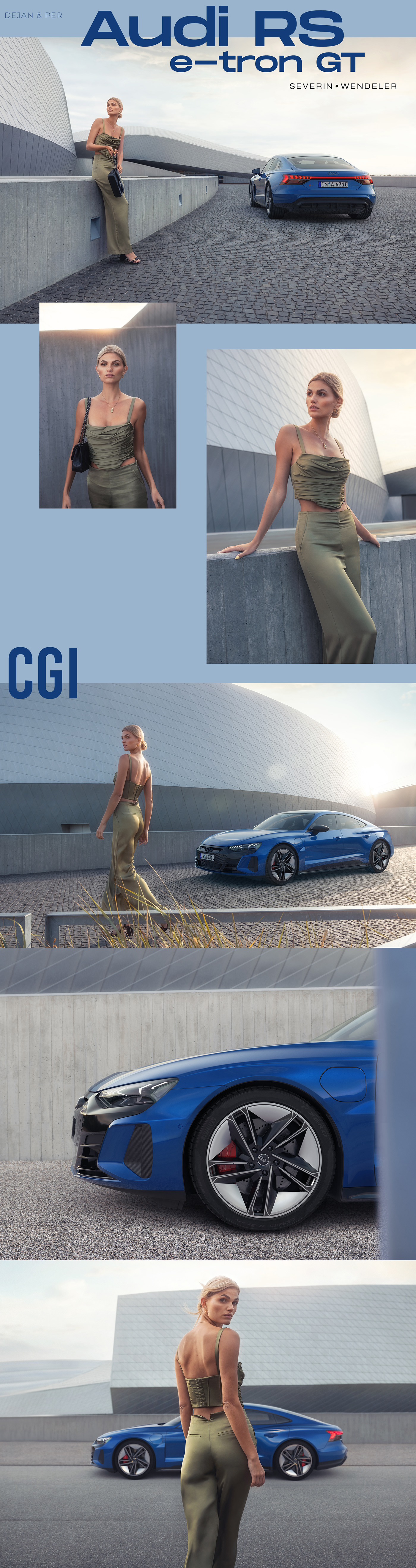 3D Audi automotive   CGI Render