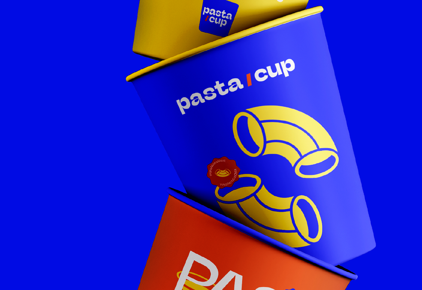 blue cafe chicken Fast food Food  fresh Packaging packaing Pasta restaurant
