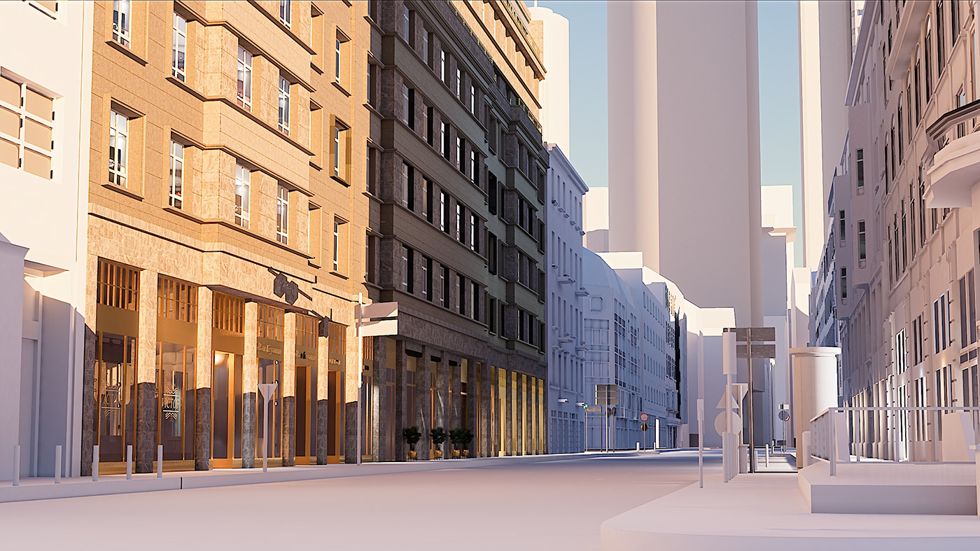 architecture architecture vr city interior render realtime UE4 Unreal Engine Virtual reality vr